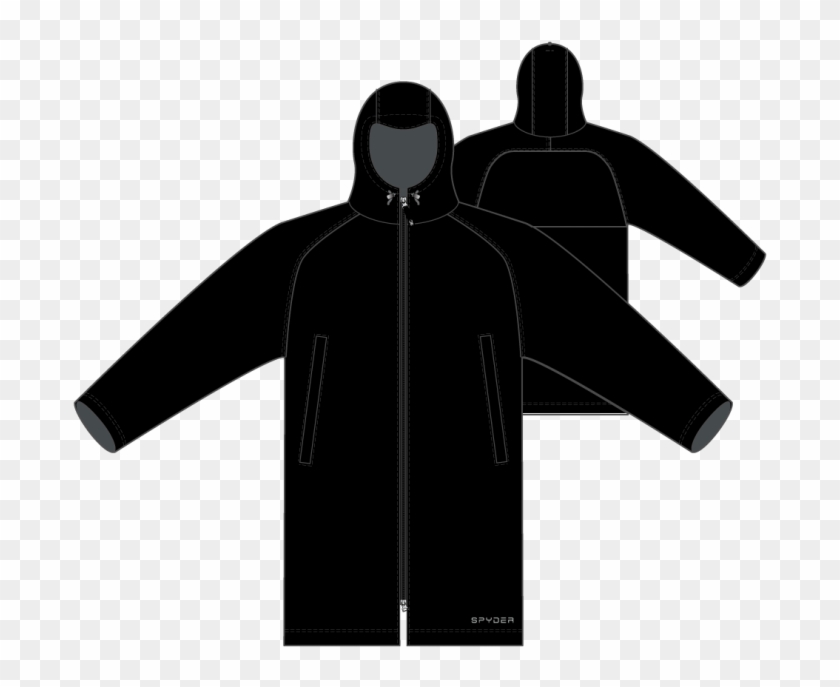 Long Rain Jacket - Wetsuit Clipart #3290875