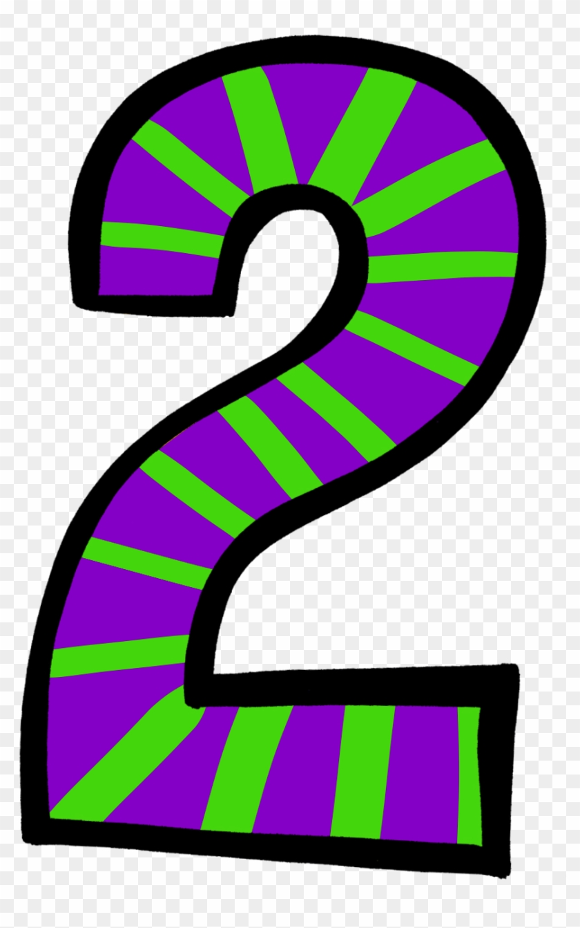 Number 2 Birthday Clipart - Clipart Number 2 - Png Download