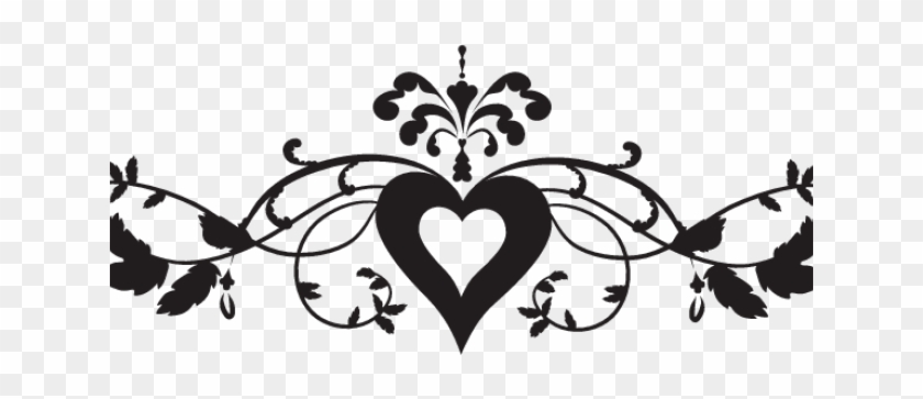 Hearts Clipart Borders - Wedding Transparent Borders Clipart - Png Download