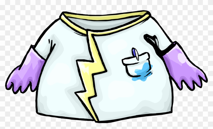Clipart Library Download Lab Apron Clipart - Scientific Lab Coat Club Penguin - Png Download #3291712