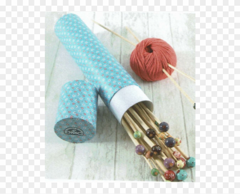 Dmc Flower Storage Tubes For Knitting Needles - Woven Fabric Clipart