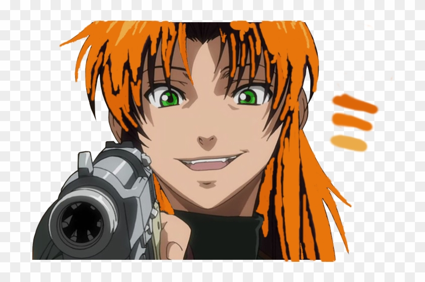 Black Lagoon Revy Funny , Png Download - Revy Black Lagoon Eyes Clipart