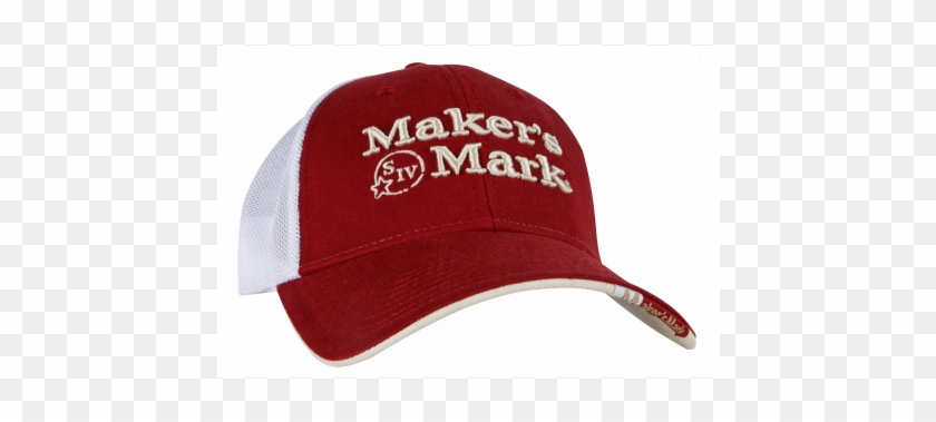 Red Mesh Hat With White Logo - Baseball Cap Clipart