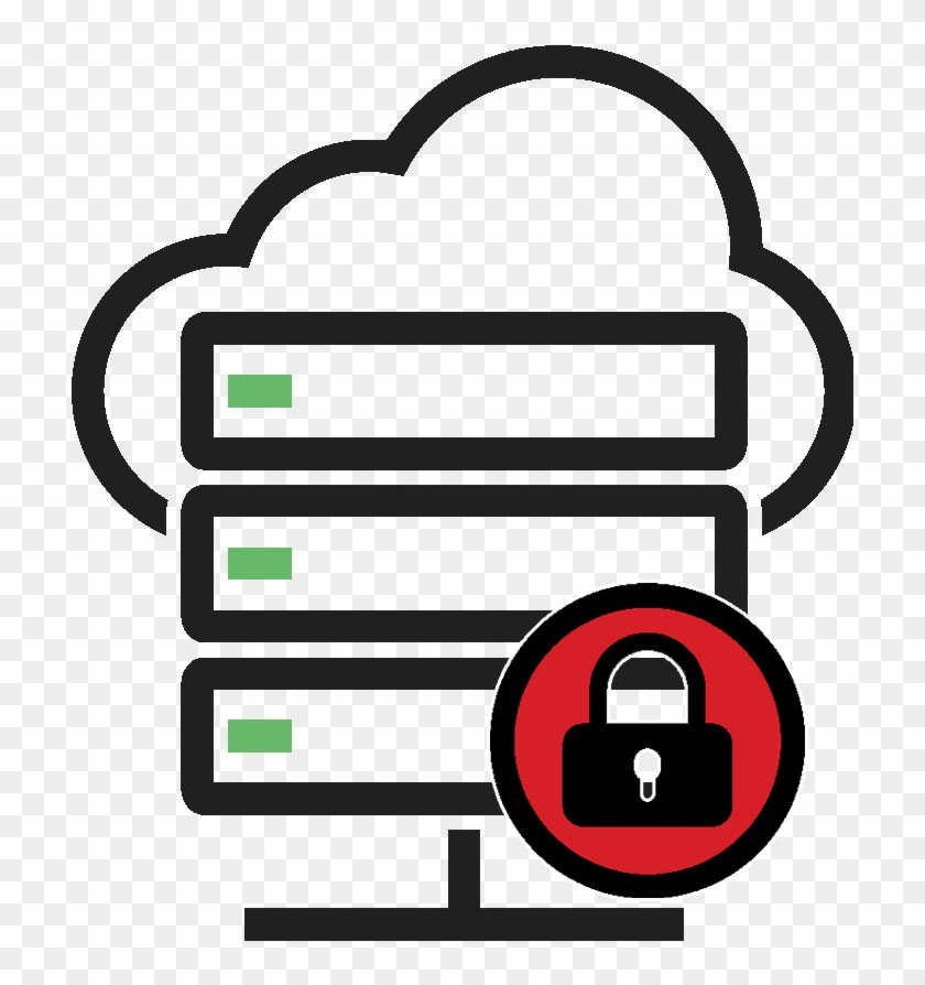 Cloud Server Ipsec - Cloud Server Icon Png Free Clipart
