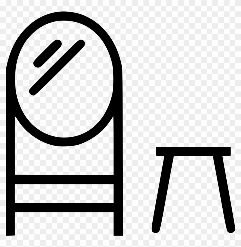 Mirror Chair Furniture Decoration Home Comments Clipart