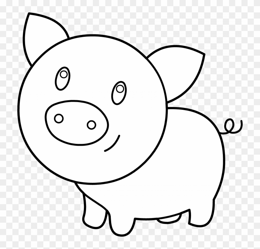 Wolf Clipart Three Little Pig Pencil And In Color Pin - Coloring Book - Png Download #3294668