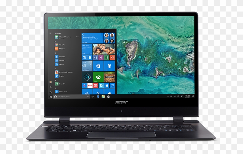 Acer's New Swift 7 Gets 14-inch Display, Lte Modem, - Acer Swift 7 Sf714 51t Clipart