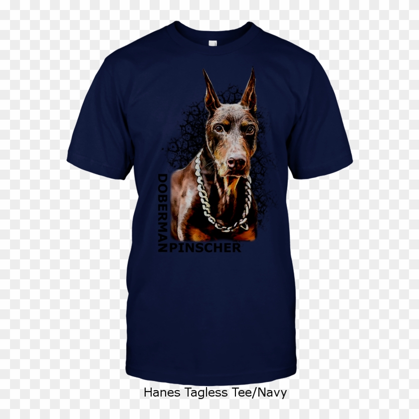 Doberman Pinscher Chain - Never Underestimate A Woman Who Listens To Bon Jovi Clipart #3295009