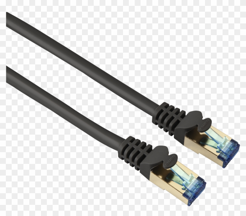 Hama Cat 6 Network Cable Pimf, Gold-plated, Double - Cable Réseau Rj Transparent Clipart #3295011