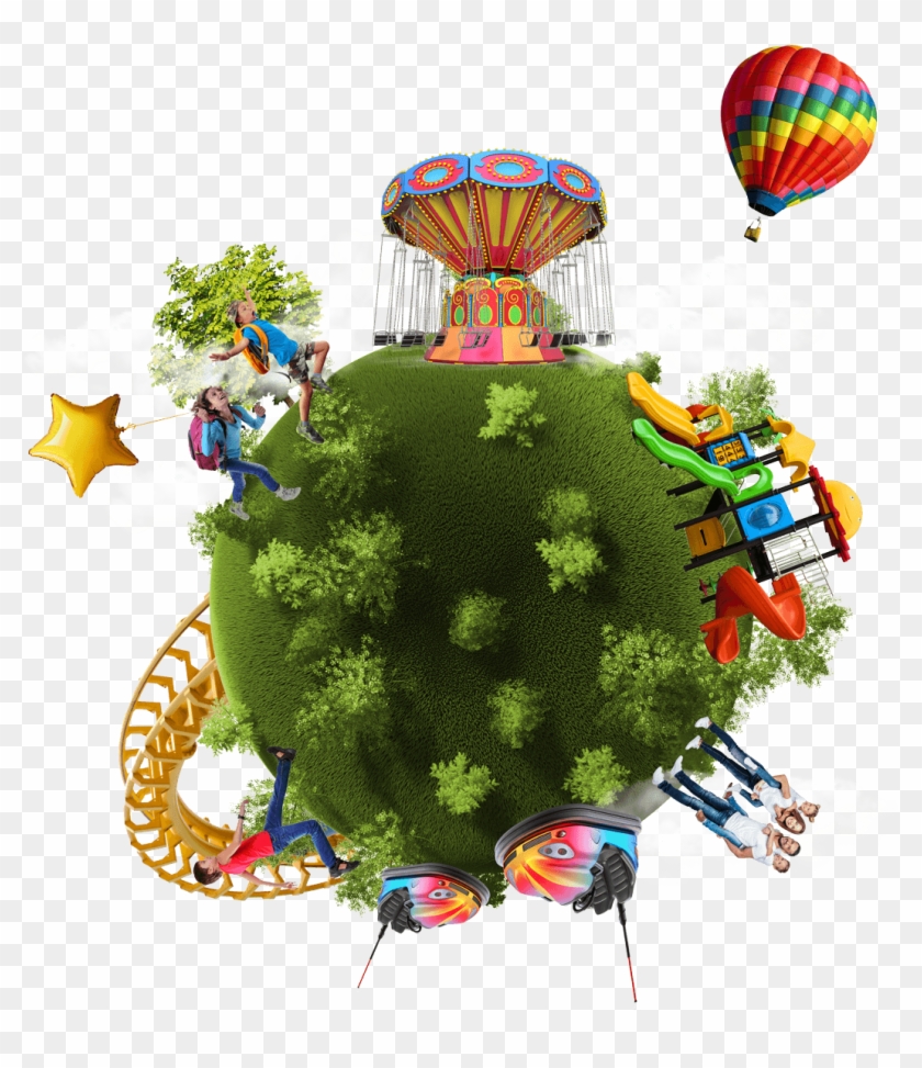Request A Demo Yourmapp For Theme Parks - Hot Air Balloon Clipart #3295189