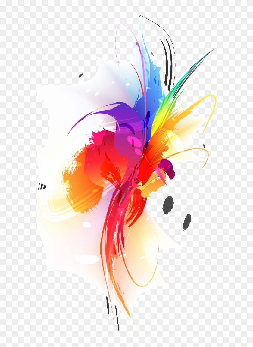 This Backgrounds Is Colorful Splash Ink About Colorful,splashed - Paint Splash Vector Clipart