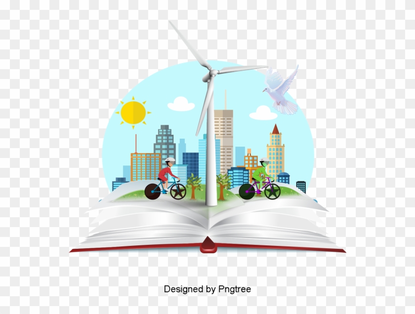 Beautiful Cool Cartoon Cute Hand Painted Creative Book - Illustration Clipart