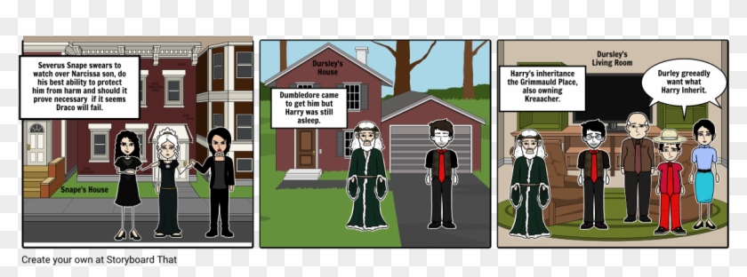 Severus Snape Swears To Watch Over ﻿narcissa Son, D - Cartoon Clipart #3295925