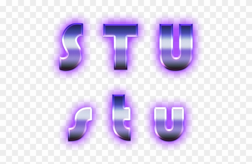 High Resolution Neon Lights Alphabet Png - Graphic Design Clipart #3295933