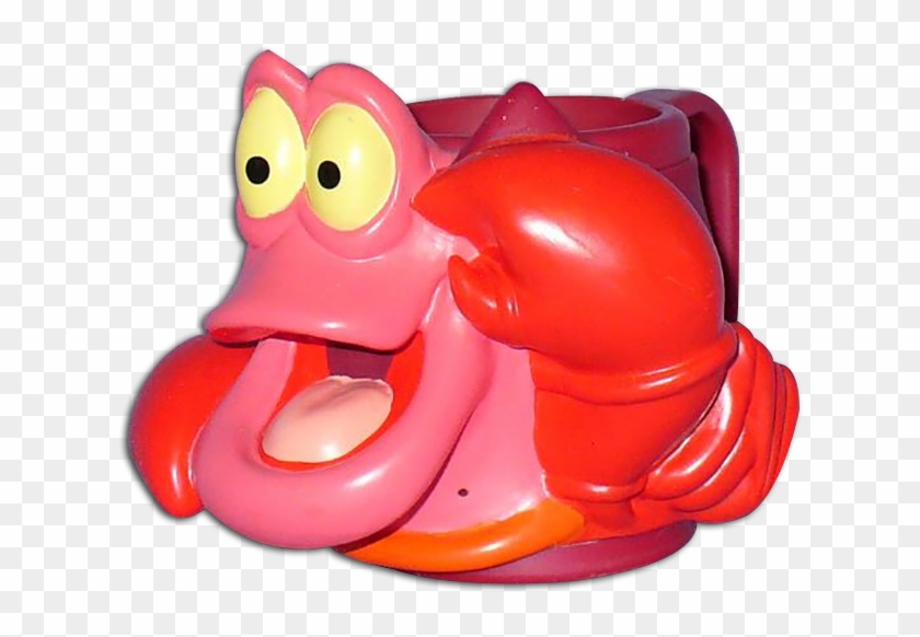 Little Mermaid Sebastian Crab Kids Cup Mug - Cartoon Clipart