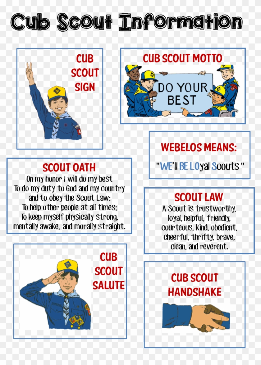 Cub Scouts - Cub Scout Oath And Law Clipart