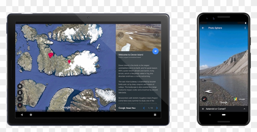 Visit Devon Island In Google Earth - Google Street View Clipart #3297023