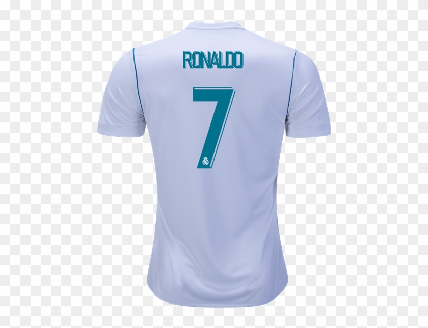 Free Shipping 2017/18 Cristiano Ronaldo 7 White Home - Football Shirt 7 Clipart