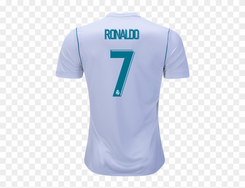 Free Shipping 2017/18 Cristiano Ronaldo 7 White Home - Football Shirt 7 Clipart #3297063