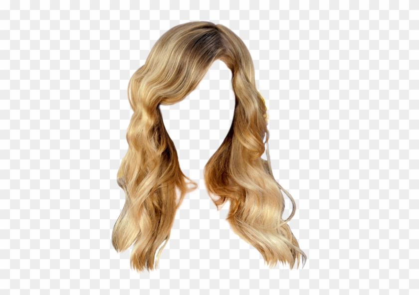 Lindsay Lohan Formal Long Wavy Hairstyle - Lace Wig Clipart