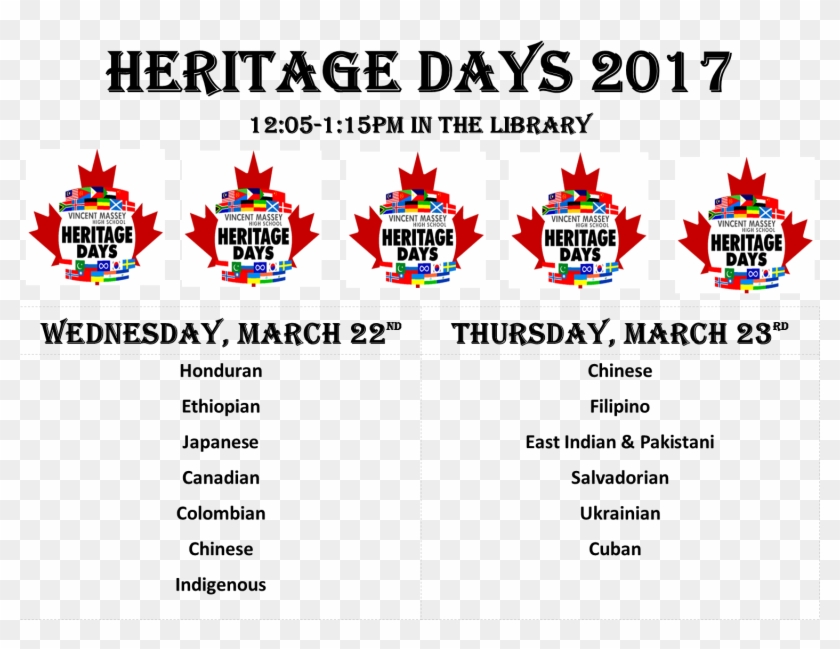 Heritage Days Poster Clipart