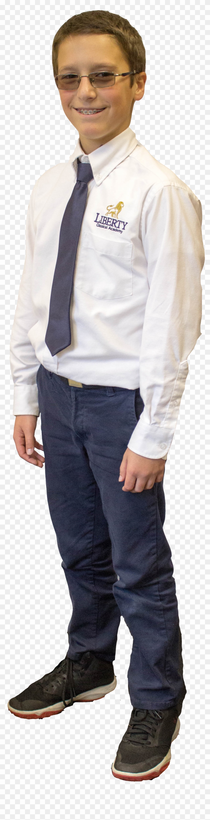 Middle School Boy Dress Uniform - Formal Wear Clipart #3297393