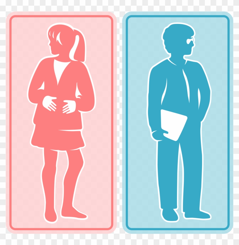 This Free Icons Png Design Of Schoolboy Schoolgirl - Illustration Clipart