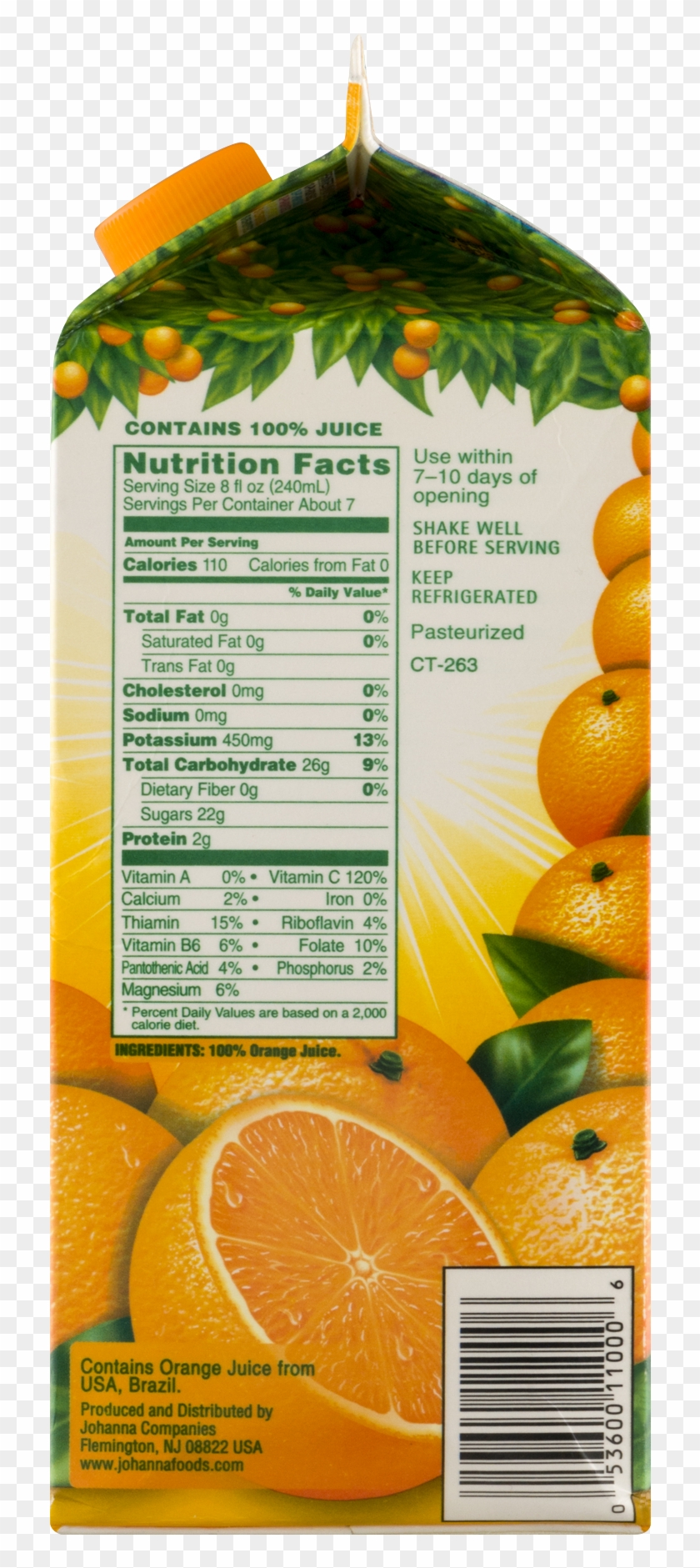 Tree Ripe Premium Natural No Pulp Orange Juice , 59 Clipart