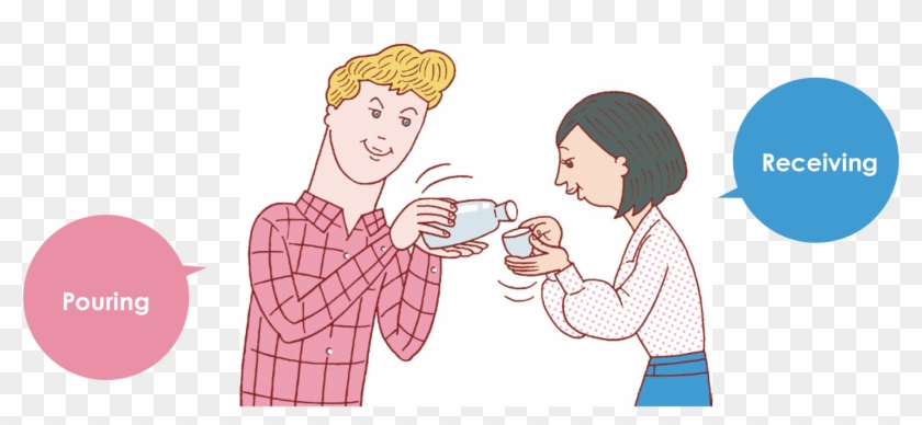 Manner&rule - Pouring A Drink Japan Clipart