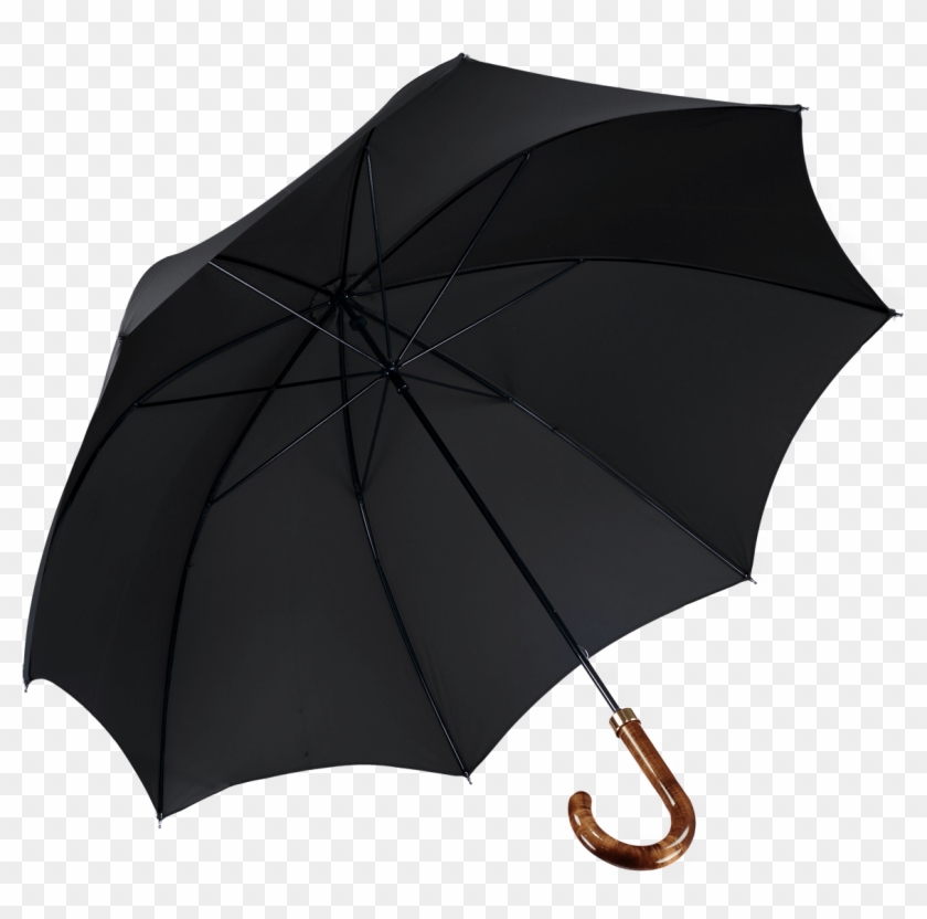 James Ince Walking Umbrella Black - Umbrella Clipart #3297799