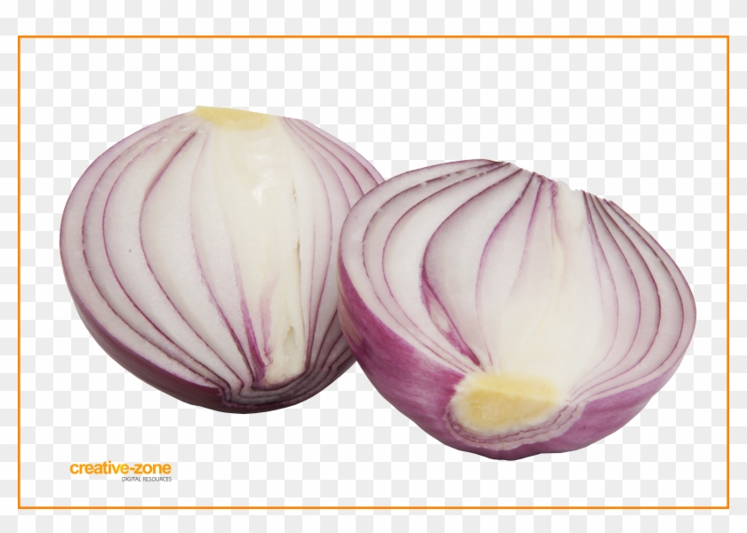 Red Onion Sliced Transparent - Red Onion Clipart