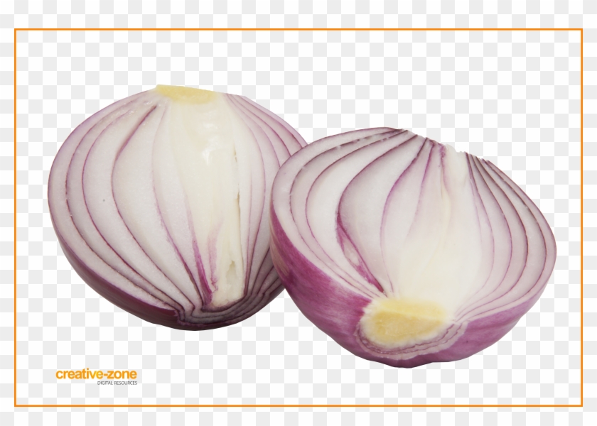 Red Onion Sliced Transparent - Red Onion Clipart #3297900
