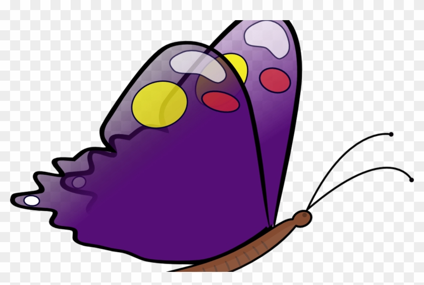 Free Flowers And Butterflies Clipart, Download Free - Animation Moving Butterfly For Powerpoint - Png Download