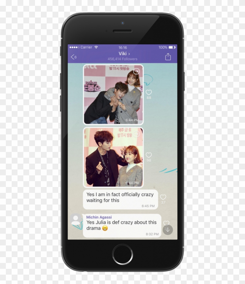 Rakuten Group Companies Viki And Viber Collaborate - Iphone Clipart