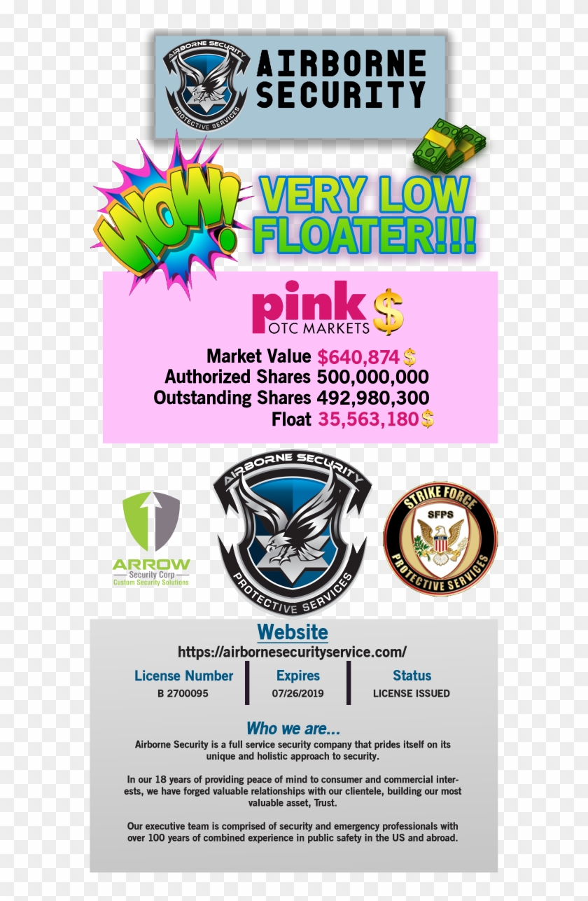 Airborne Security & Protection Services,inc - Flyer Clipart