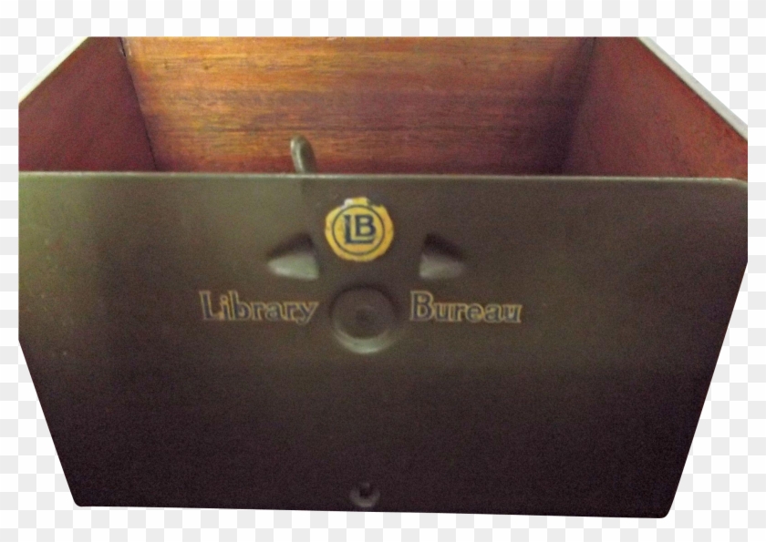 Here Is A Vintage Wood Filing Box Labeled On Inside - Plywood Clipart #3298654