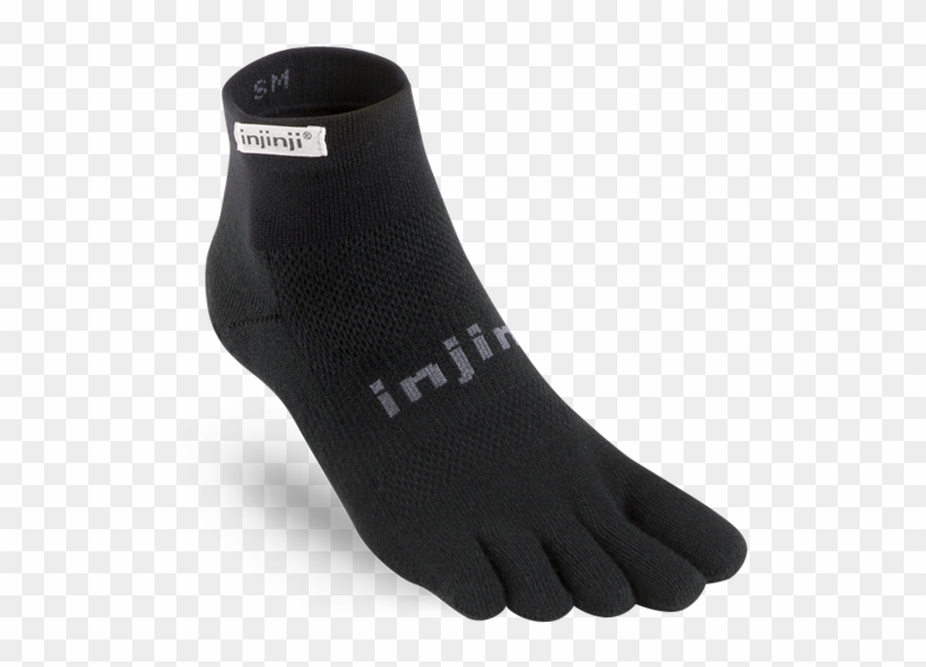 Injinji Run Original Weight Mini-crew Toesock - Teensokken Clipart #3299044