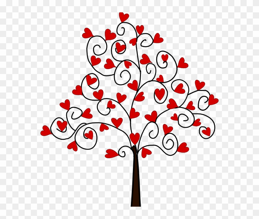 Beyond The Fringe - Tree Heart Doodle Clipart #3299152