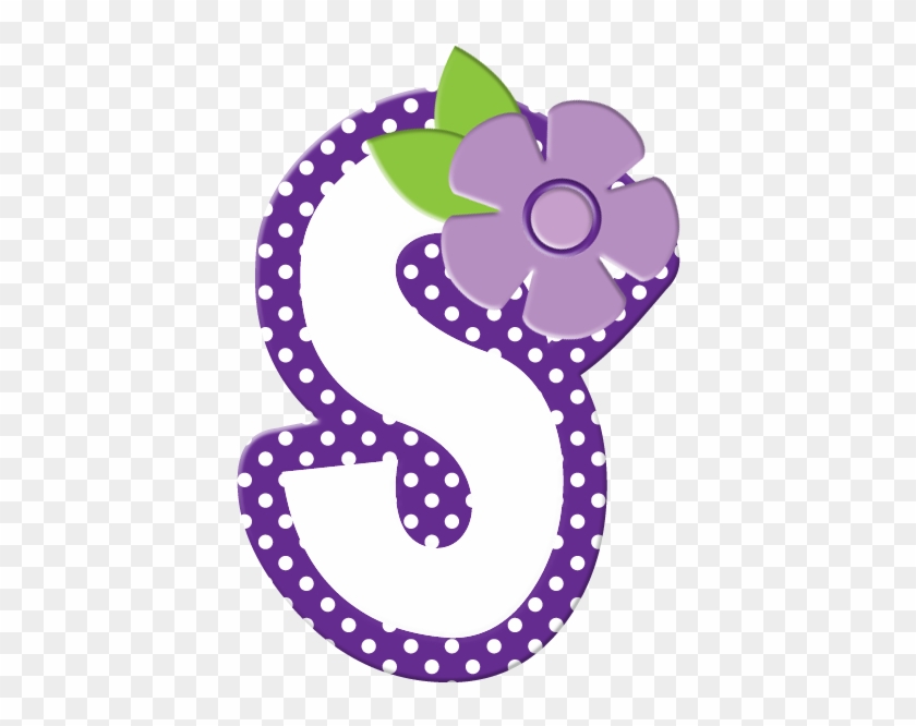 Gifs Y Fondos Paz Enla Tormenta ® - Letra S Decorada Con Flores Para Imprimir Clipart