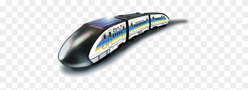 Solar Kit - Bullet Train - Solar Bullet Train Clipart #3299975
