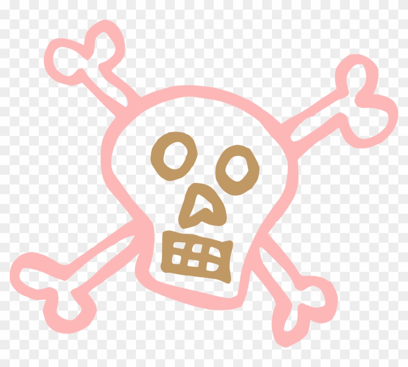For Feminine Pirates - Girly Skull N Bones Clipart