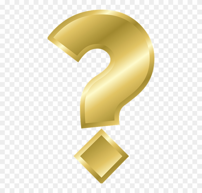 Question Mark, Punctuation, Alphabet, Abc, Gold - Chris Design Effect Letters Alphabet Gold Clipart