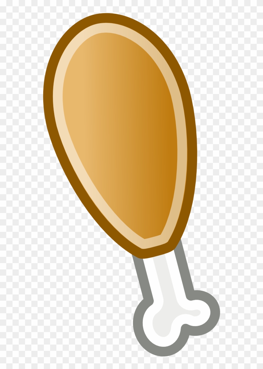 Graphic Panda Free Images Thighclipart - Chicken Leg Clip Art - Png Download