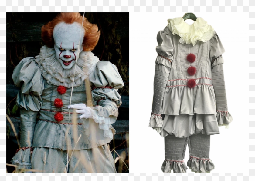 Xcoser Adult It Pennywise Halloween Costume Beige Polyester - Pennywise The Clown Bill Skarsgard Clipart