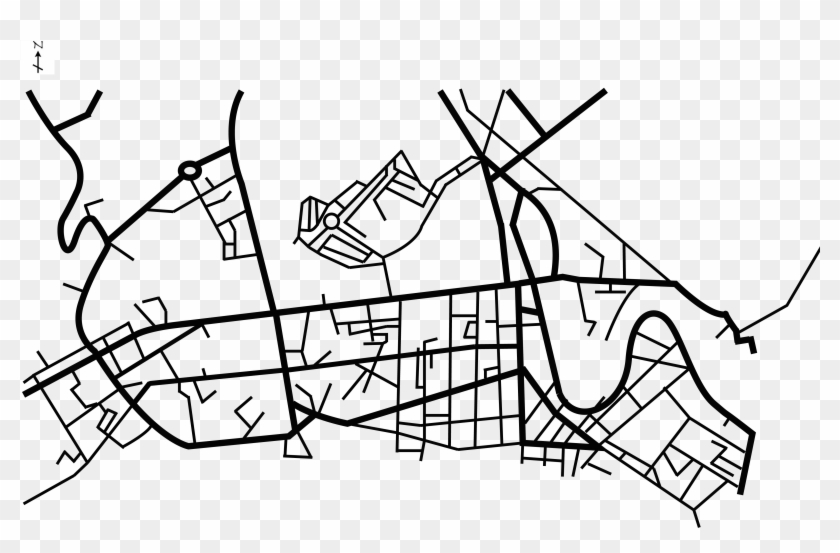 Street Map Png - City Street Map Png Clipart #330307