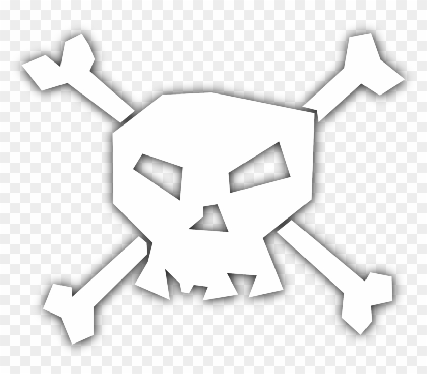This Free Icons Png Design Of White Skull 'n White Clipart