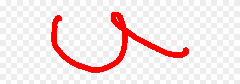 Transparent Background Red Scribble Clipart