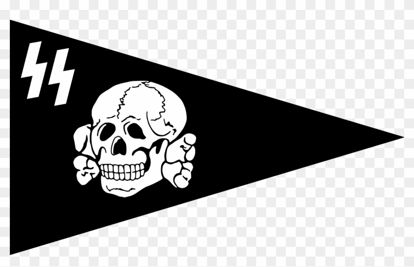File Ss Totenkopf Fahrzeugwimpel - Ss Totenkopf Clipart