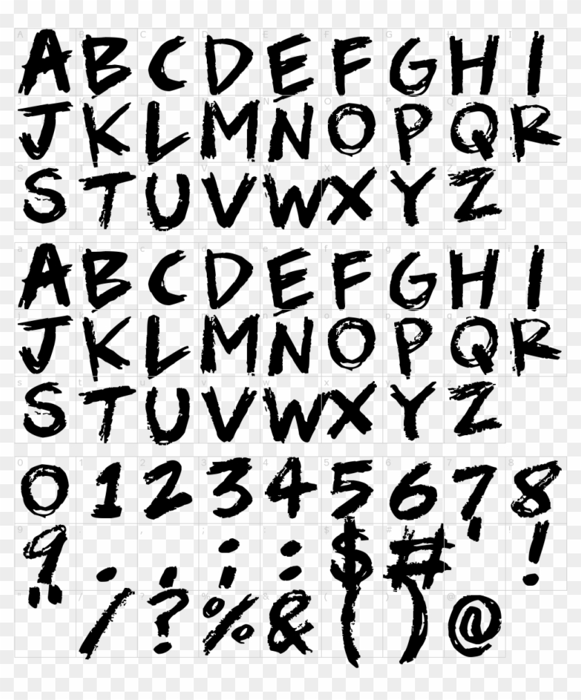 Font Characters - Calligraphy Clipart #330583