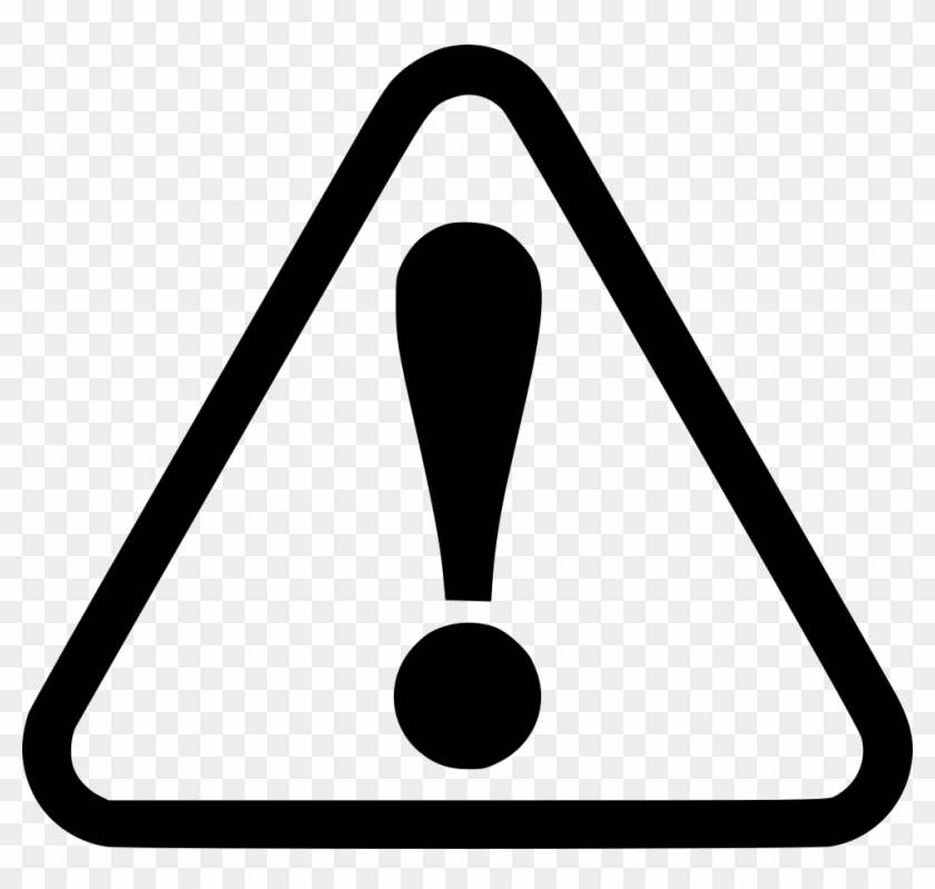 Svg Icon Free Download Onlinewebfonts Com File - Transparent Warning Sign Png Clipart